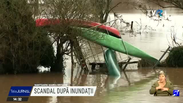Scandal după inundații