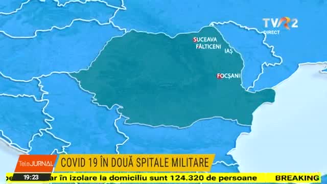 Activitate suspendată la spitalele militare din Focșani și Galați