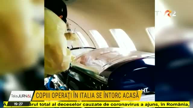 Copiii operați în Italia se întorc acasă