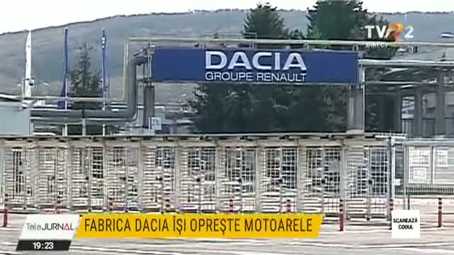 Dacia își suspendă activitatea