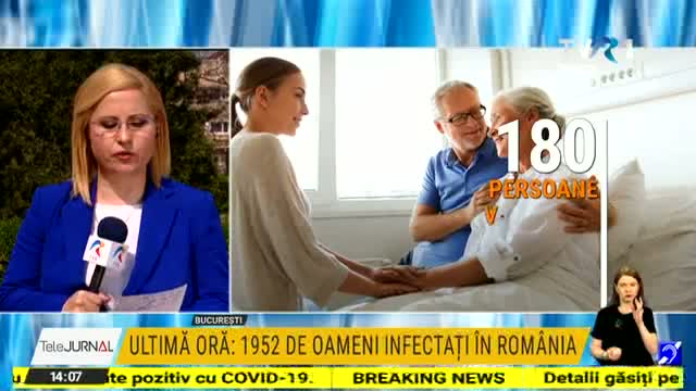 Diana Brâncuș transmite pentru Telejurnal 14.00