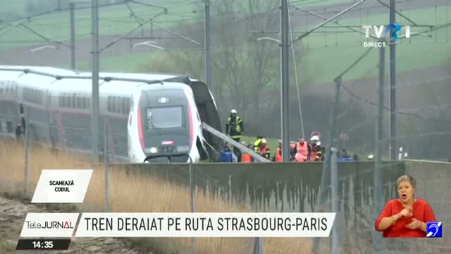 Accident feroviar în Franța