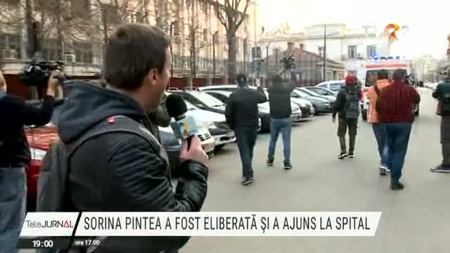 Sorina Pintea a fost eliberată și a ajuns la spital 