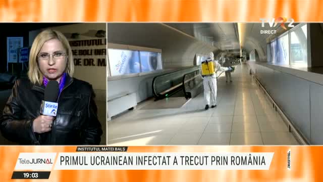 Primul ucrainean infectat cu coronavirus a trecut prin România 