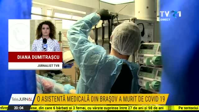 O asistentă medicală din Brașov infectată cu COVID 19  a murit