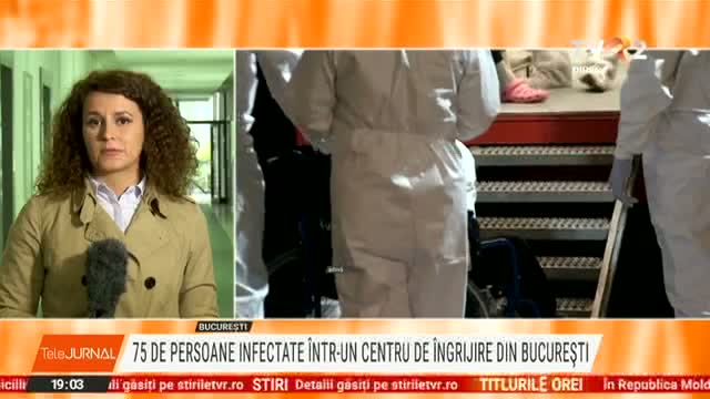 Diana Dumitrașcu transmite pentru Telejurnal 19.00