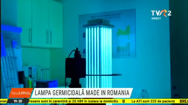 Lampă UV produsă în România 
