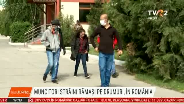Muncitori străini rămași pe drumuri, în România