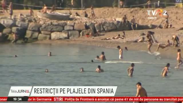 Restricții pe plajele din Spania 