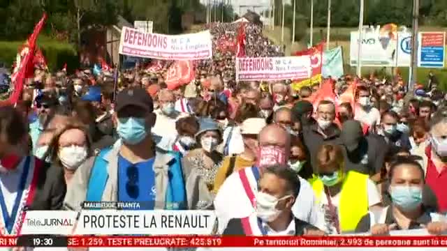 Proteste la Renault