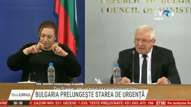 Bulgaria prelungește starea de urgență