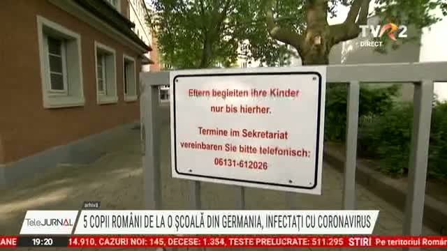 Cinci copii de la o școală din Germania, infectați cu coronavirus
