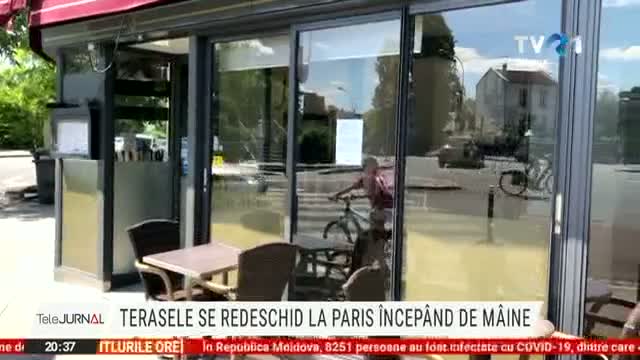 Se redeschid terasele în Franța 