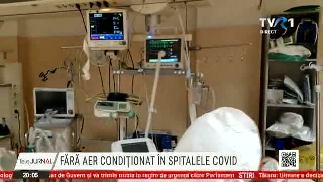 Fără aer condiționat în spitalele COVID