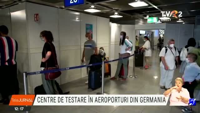 Centre de testare în aeroporturi din Germania