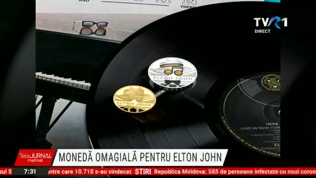 Moneda omagiara pentru Elton John