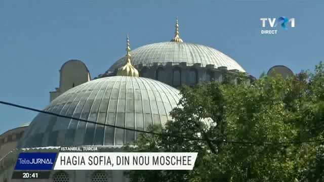Hagia Sofia, din nou moschee