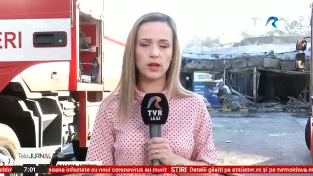 Incendiu de proporții la Iași