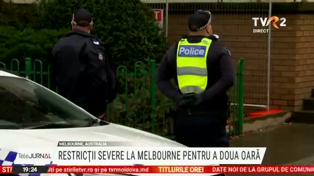 Restricții severe la Melbourne pentru a doua oară