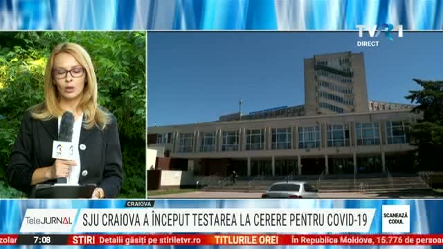 Adriana Obrocea transmite pentru Telejurnal 07.00