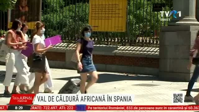 Val de căldură africană în Spania