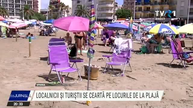 Turiști și localnici, ceartă pe locurile de plajă