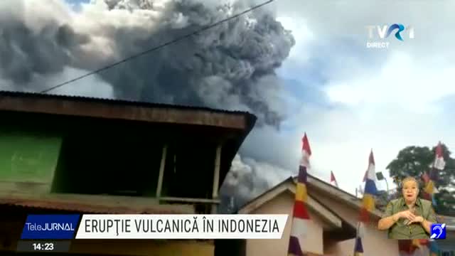 Erupție în Indonezia