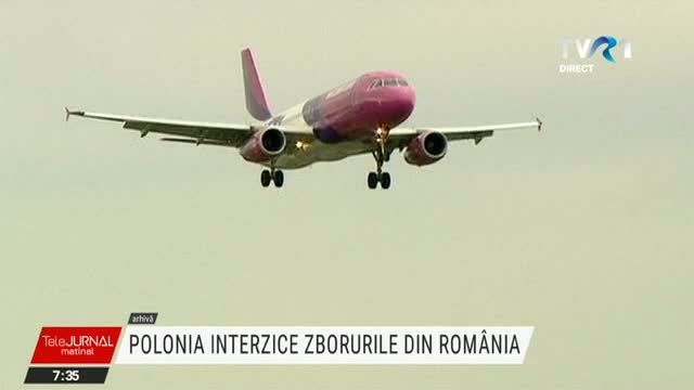 Polonia interzice zborurile din Romania