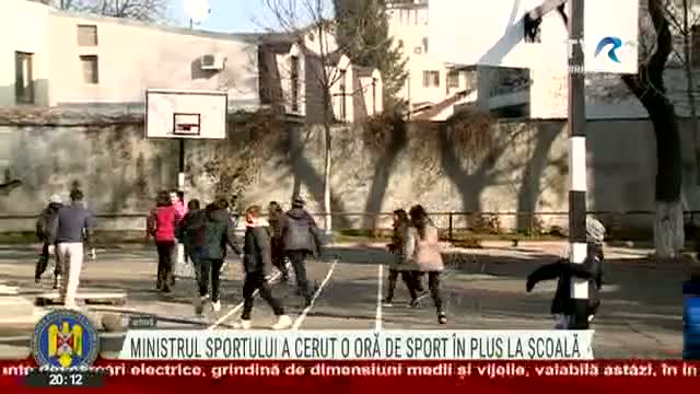 Ministrul Sportului a cerut o oră de sport în plus la școală