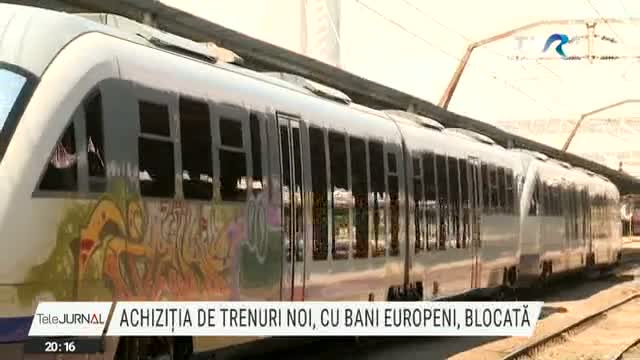 Achiziție de trenuri cu bani europeni, blocată