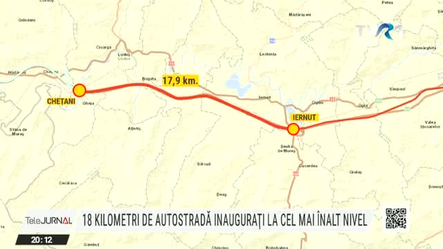 18 kilometri de autostradă inaugurați la cel mai înalt nivel