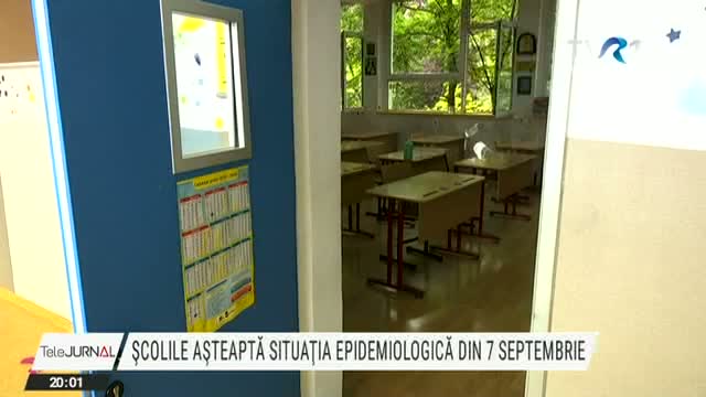 Școlile așteaptă situația epidemiologică din 7 septembrie