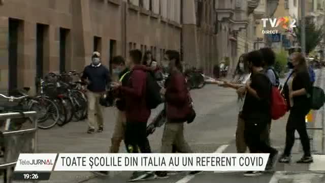 Școlile din Italia au câte un referent COVID