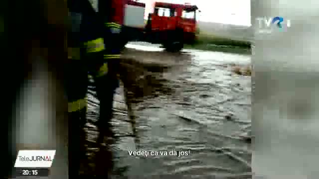 Grindină și inundații în Constanța