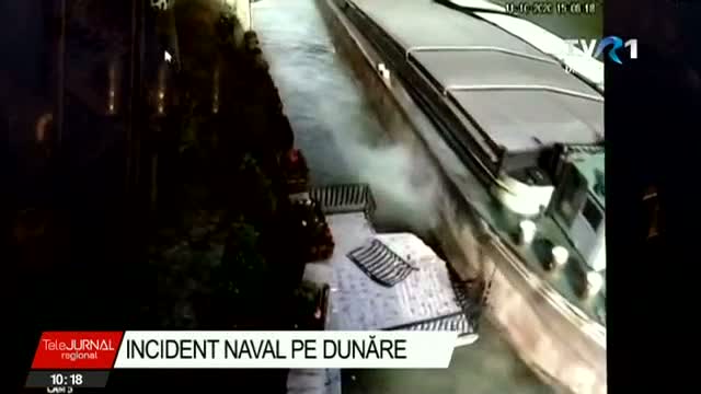 Grav incident naval pe Dunăre 
