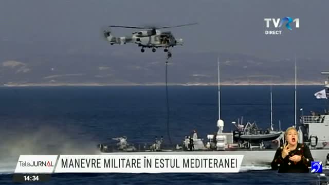 Manevre militare în estul Mediteranei 
