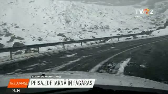 Peisaj de iarnă în Făgăraș