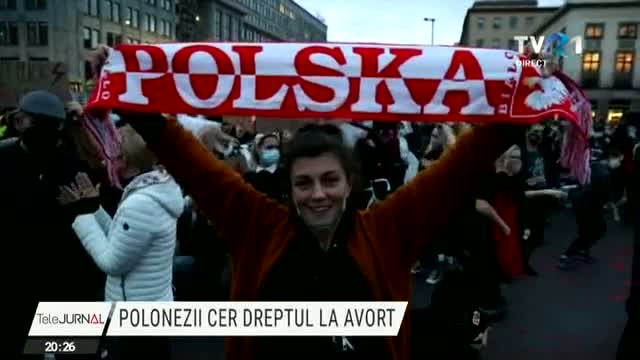 Polonezii cer dreptul la avort
