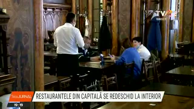 Restaurantele din Capitală se redeschid la interior