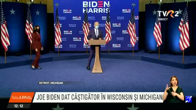Joe Biden, dat câștigător în Wisconsin și Michigan