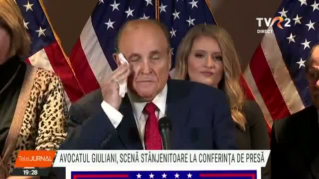 Moment stânjenitor pentru Rudolf Giuliani 