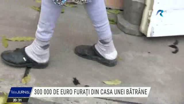 300.000 de euro furați din casa unei bătrâne