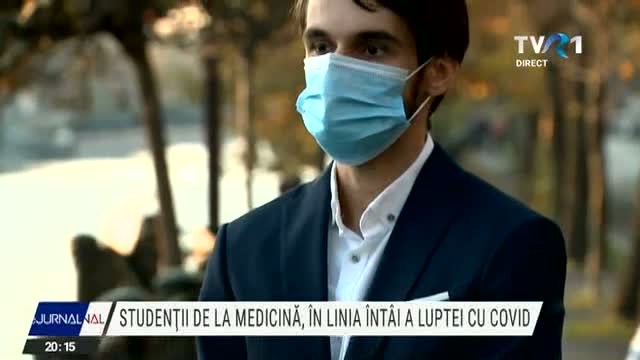 Studenții la medicină, în prima linie a luptei împotriva Covid