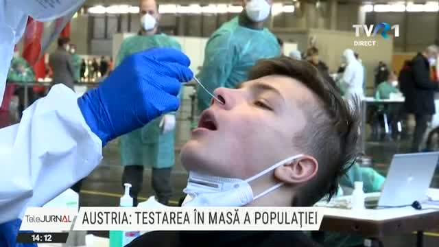 Testare în masă a populației în Austria