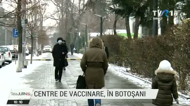 TELEJURNAL REGIONAL. Centre de vaccinare la Botoșani 