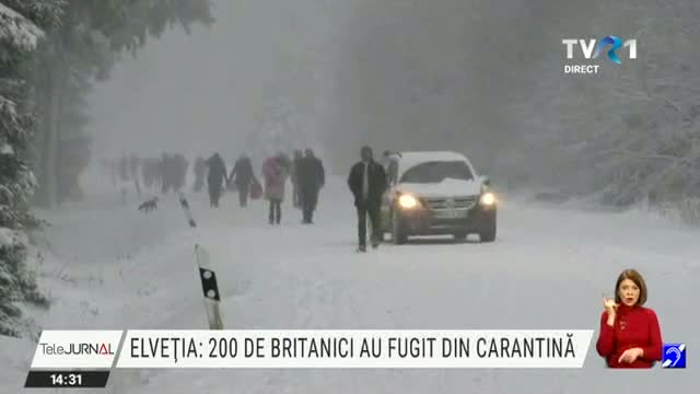 200 de britanici eu fugit din carantină dintr-o stațiune elvețiană