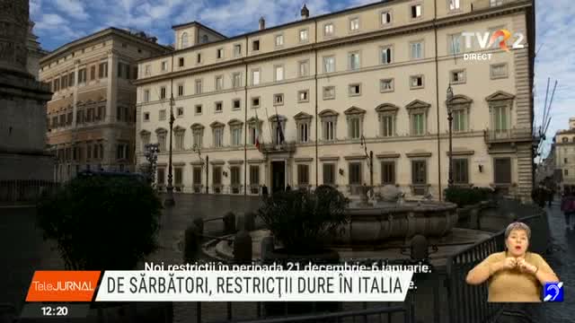 Restrictii in Italia 
