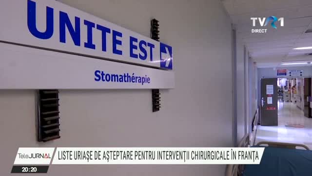 Liste de așteptare de uriașe în Franța pentru intervențiile chirurgicale