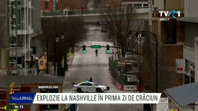 SUA: Explozie în orașul Nashville în prima zi de Crăciun 