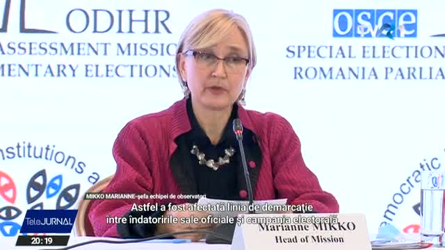 România, criticată de OSCE
